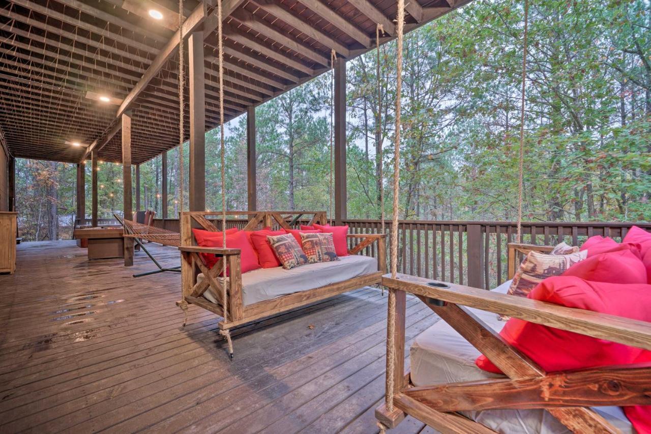 Broken Bow Cabin Deck With Hot Tub And Pool Table! Exterior foto